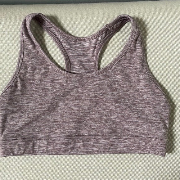 Gottex Sports Bra heathered plum color Sz Sm super soft EUC - Picture 1 of 4